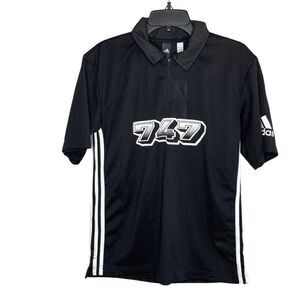adidas Shirt Mens Small S Black Mesh 1/4-Zip Athletic NEW 747 Warehouse LA